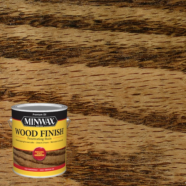 Minwax Wood Finish Semi-Transparent Early American Oil-Based Penetrating Wood Stain 1 gal 71008000 - main